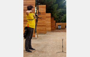 4 septembre : premières flèches sur le terrain :-) 